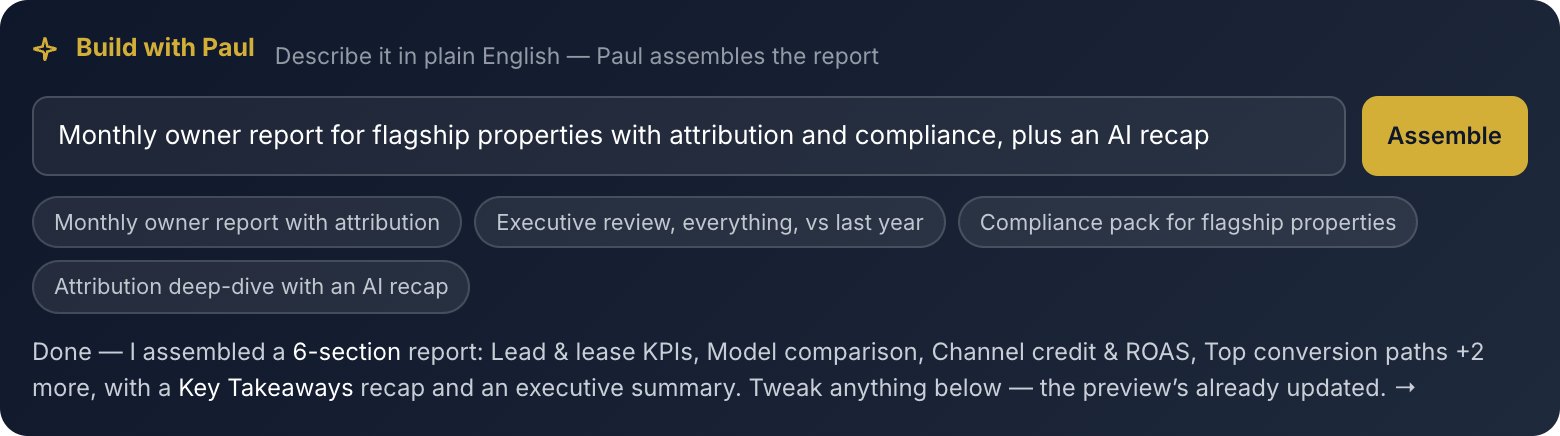 Paul assembled a six-section report